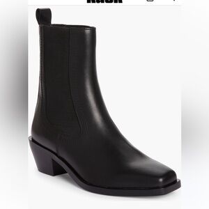 Nordstrom Black Leather Ankle Boots